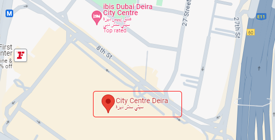 آدرس مرکز خرید City Centre Deira